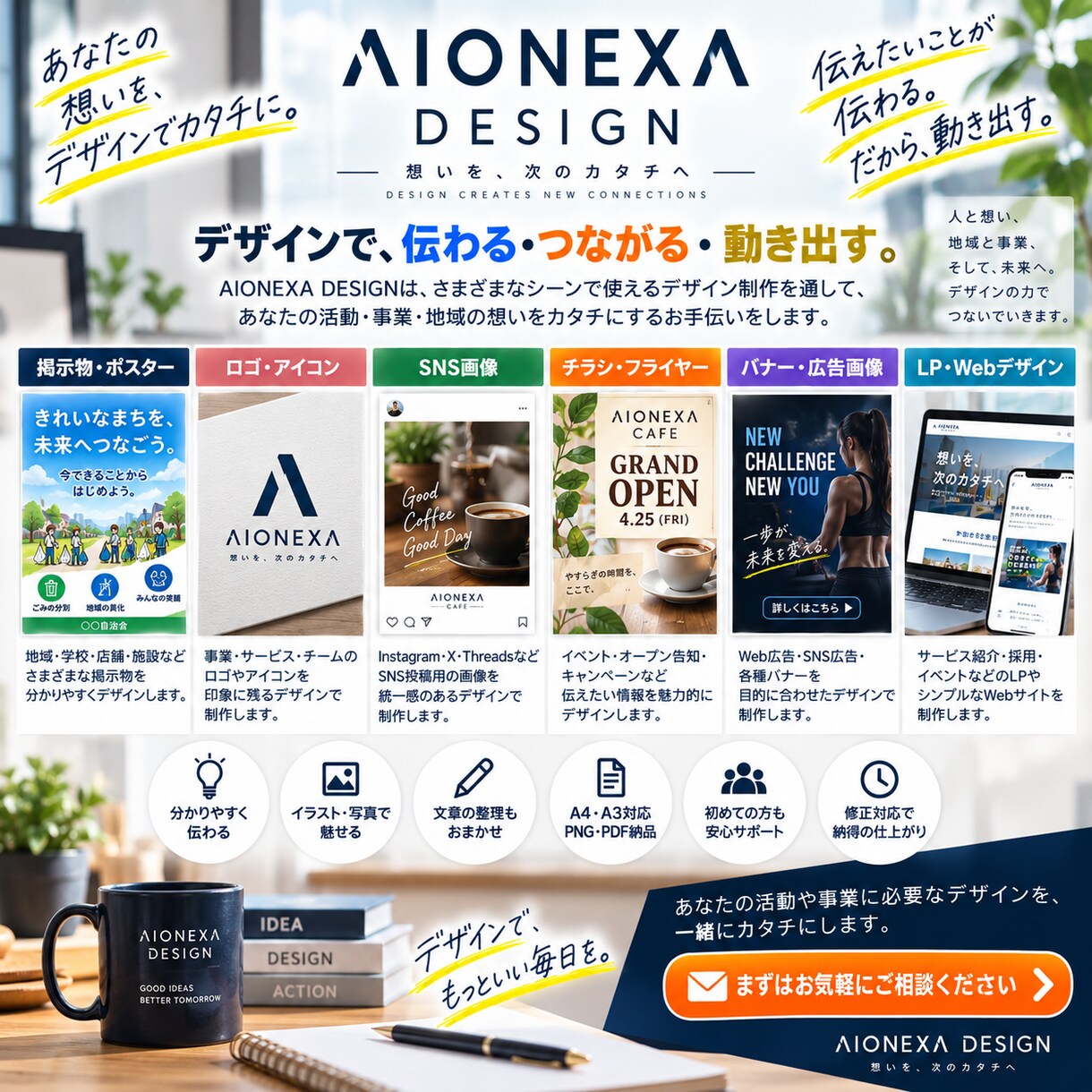 見てすぐ伝わる掲示物を制作します 忙しい人にもひと目で伝わるお知らせをデザインします イメージ10