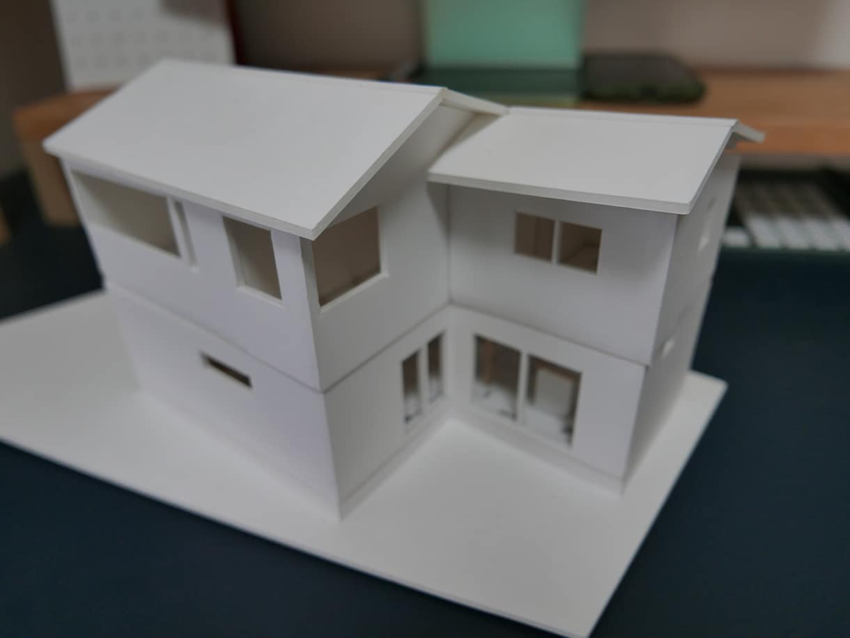 戸建住宅のスタディ模型（白模型）を製作致します 自宅等の建築者様、住宅会社様の家づくりをサポート致します！ イメージ2
