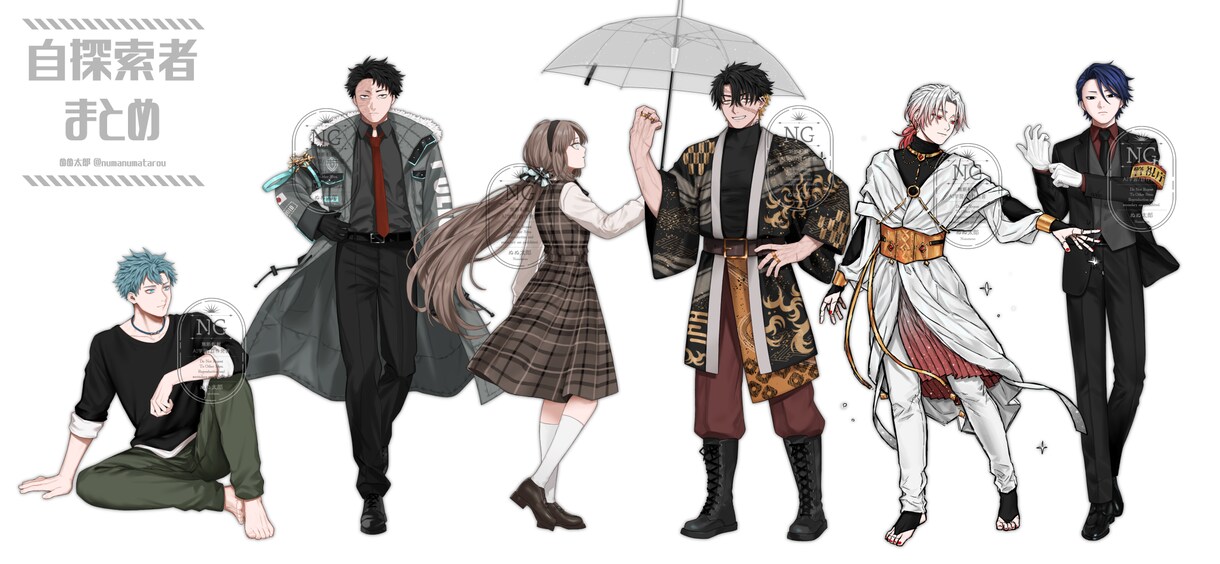 立ち絵制作承ります 特別な魅力あるキャラクターを是非！ イメージ1