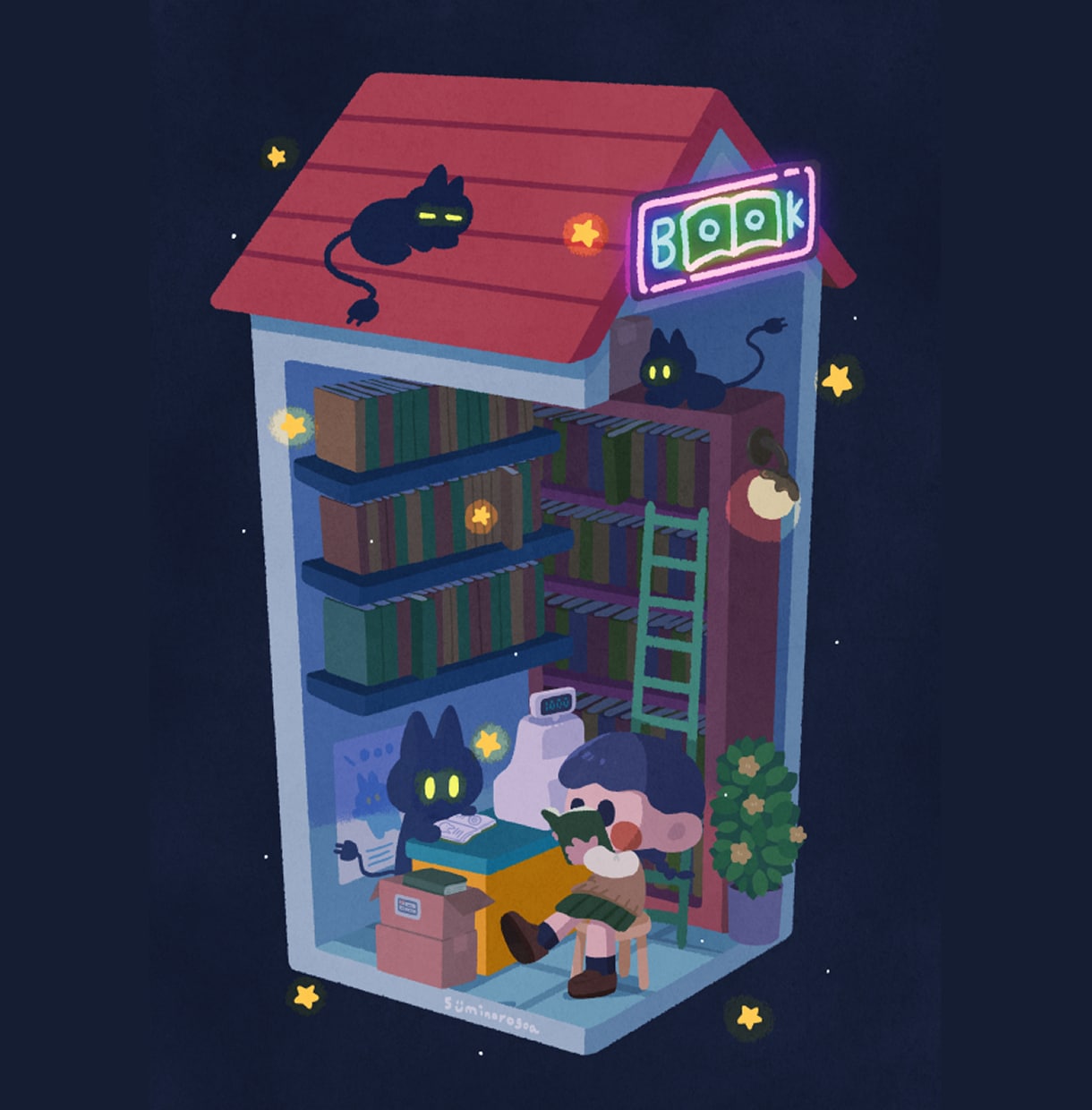 背景込みの絵本調のゆるくカラフルなイラスト描きます MV・キービジュ・商品などに｜背景あり・キャラクターのみなど イメージ2
