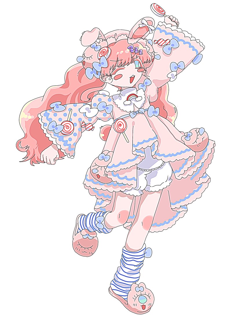 個性強めな立ち絵描けます フリルやレース、細かい個性的な装飾描けます！ イメージ3