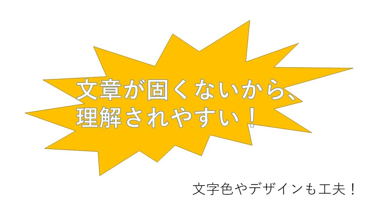 安くてわかりやすいスライドを作ります 相手にとっても発表する側にとっても非常にわかりやすい！ イメージ4