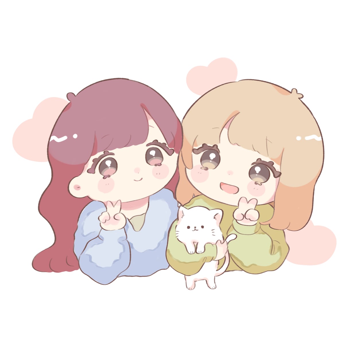 ゆるっとかわいい♪似顔絵アイコン描きます SNS・ブログ・挿絵に♪ゆるかわアイコンで注目度UP！ イメージ4