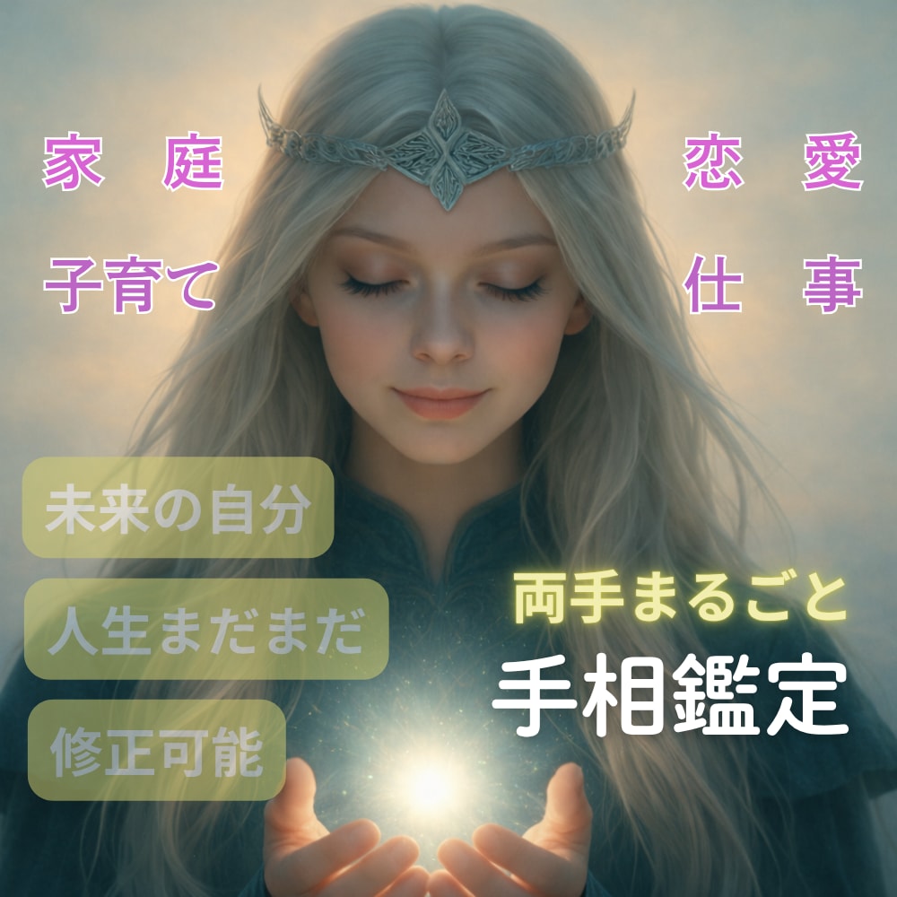 手相鑑定／あなたの手相をまるごと解説します どこに向いたい？これからの生き方まだまだ修正可能です イメージ1