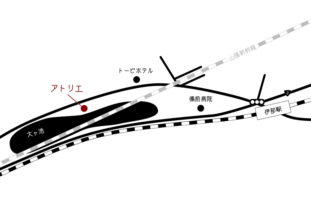 シンプルでオシャレな地図を制作します わかりやすくミニマルなデザインをお求めの方に イメージ7