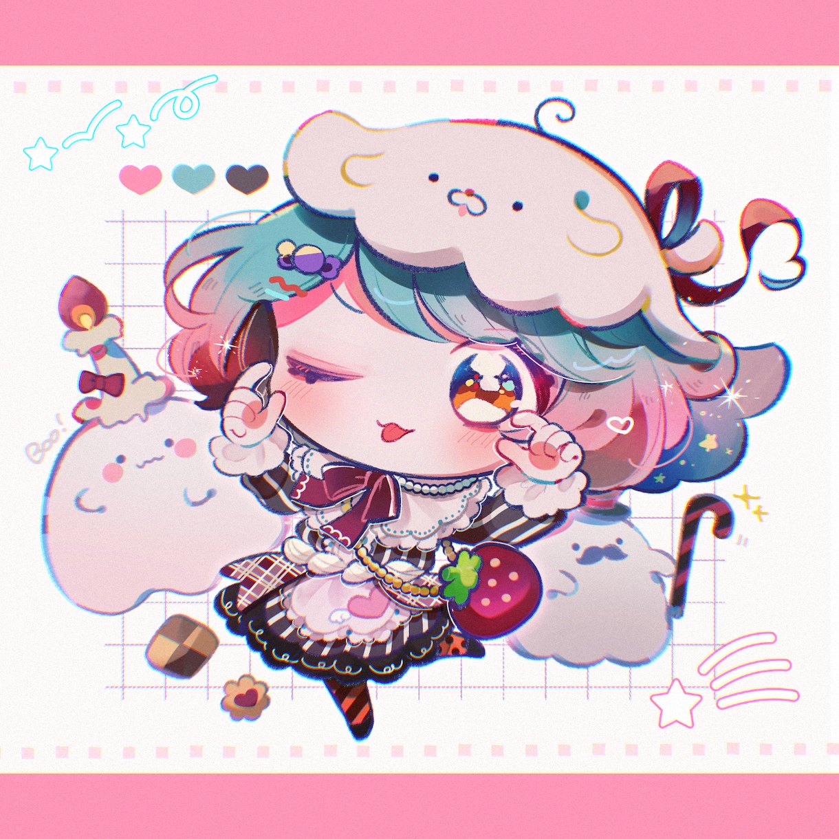 かわいいデフォルメキャラクターをお描きします 可愛い！目を惹く！短納期！がモットーです！ イメージ2