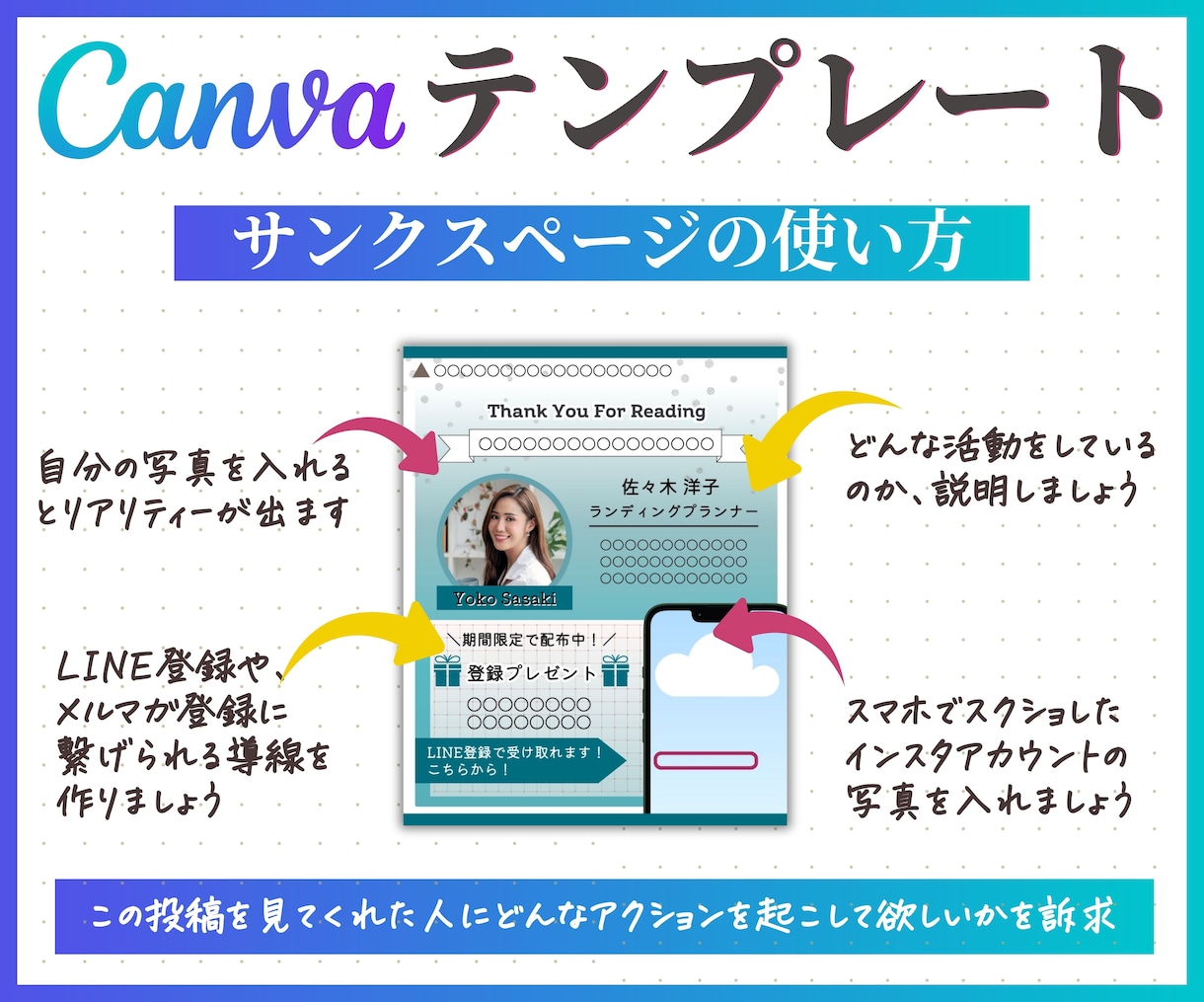 インスタ投稿Canvaテンプレート販売します 時短でプロ級の仕上がり！自由自在に変更してフィード投稿制作！ イメージ10