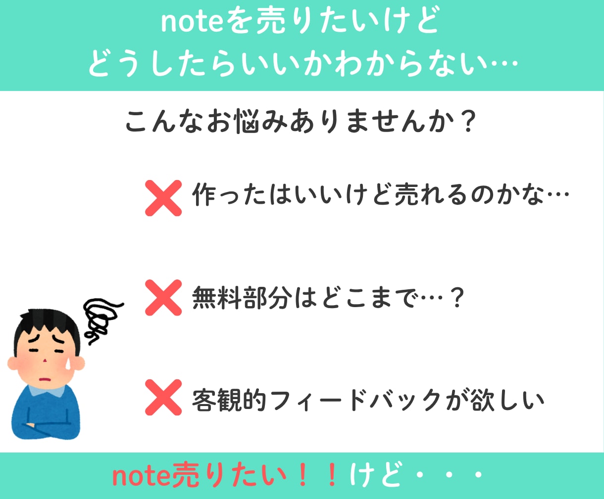 有料noteを公開前に診断・改善提案します タイトル・価格・無料部分・内容・導線をまとめて確認します イメージ2