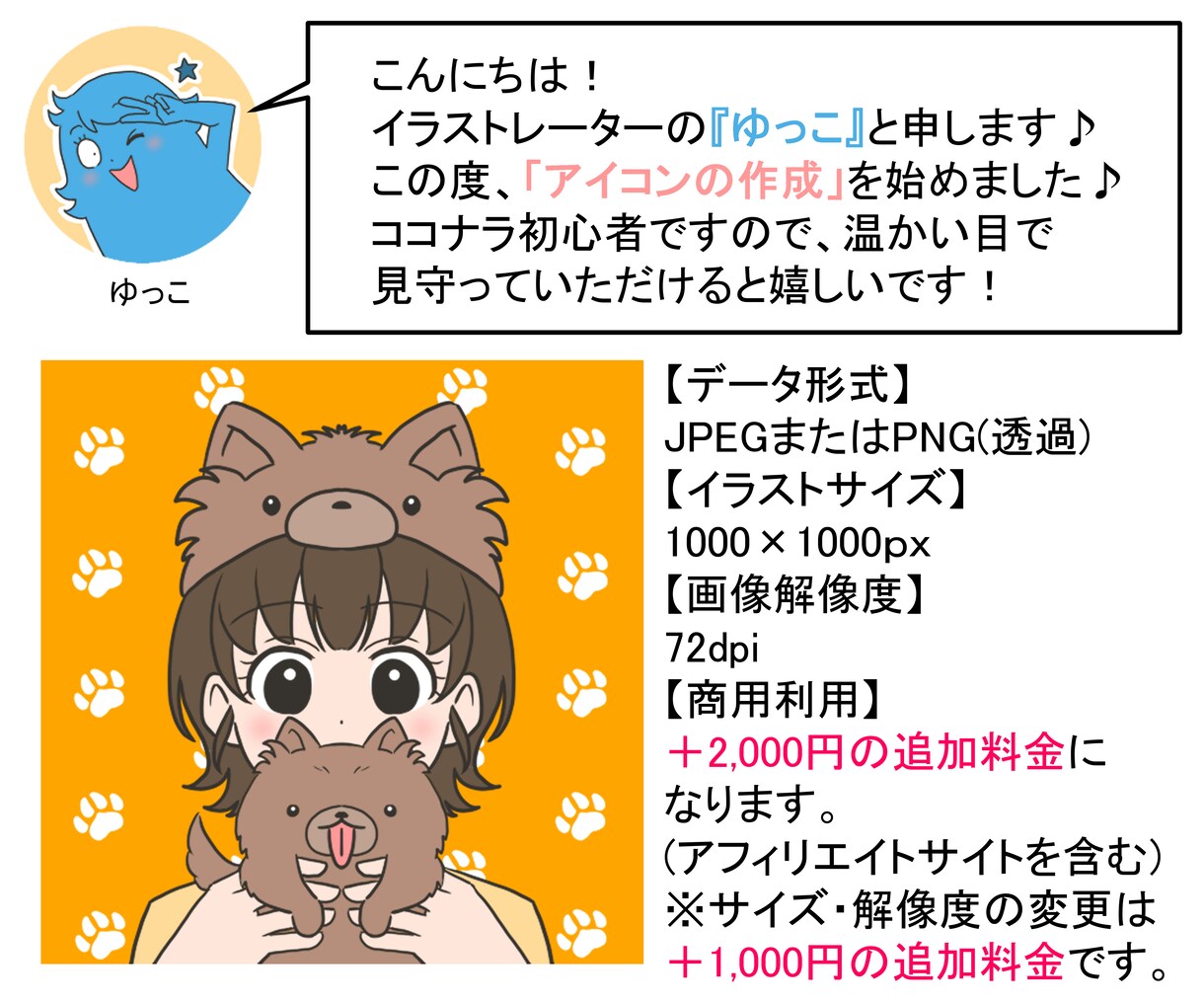 SNSやブログ等で使えるアイコンを作成します 育児漫画作家が、あなただけのオリジナルアイコンを作成します♪ イメージ2