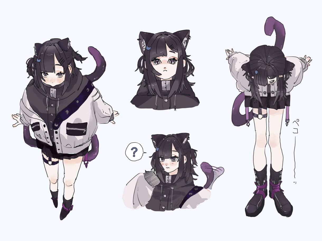 ストーリー性のある絵をお届けします より解像度の高いキャラクターの日常を覗いてみませんか。 イメージ4