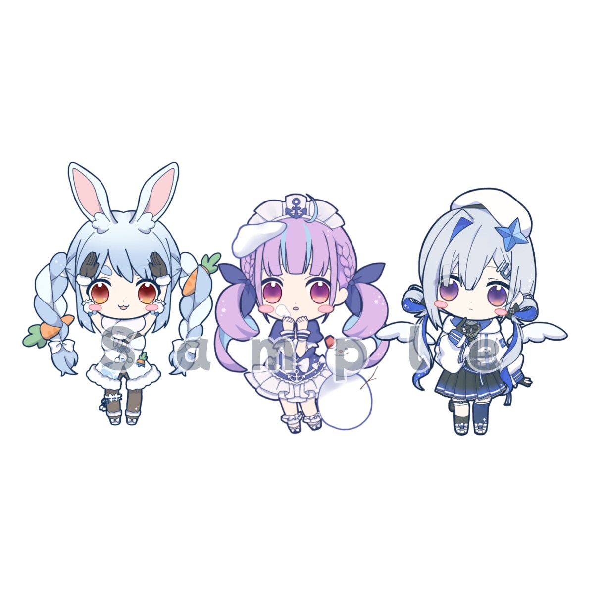 今だけお得☆(5名まで)かわいいミニキャラ描きます SNSアイコンや動画素材に使えるイラスト描きます！ イメージ2