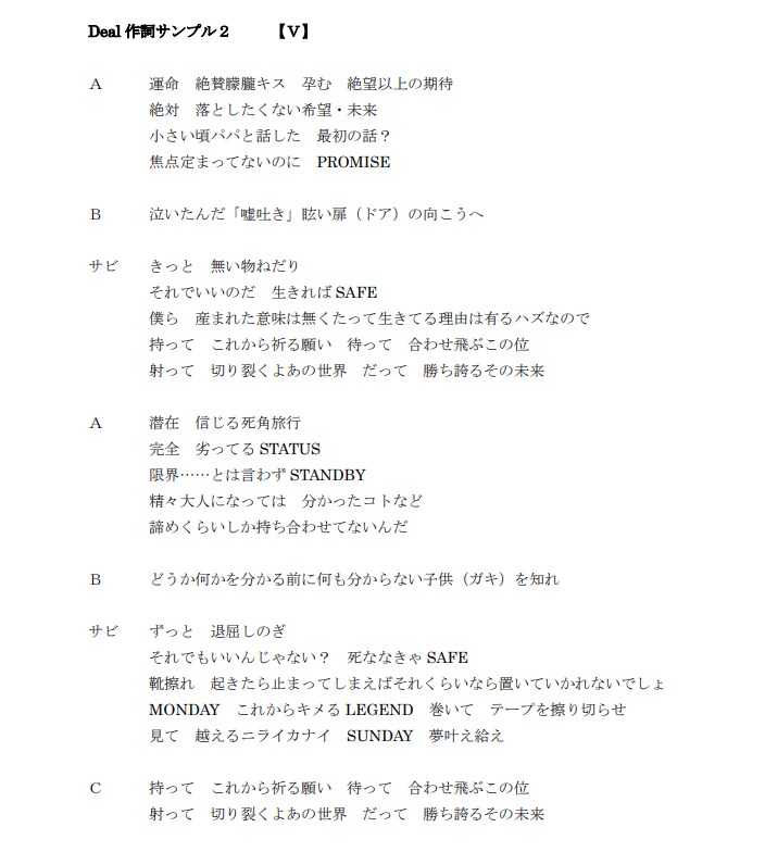 商用化　胸に突き刺さる詞をお書きします 毒気や皮肉が効いた、愛情たっぷりの世界観が特徴です イメージ3