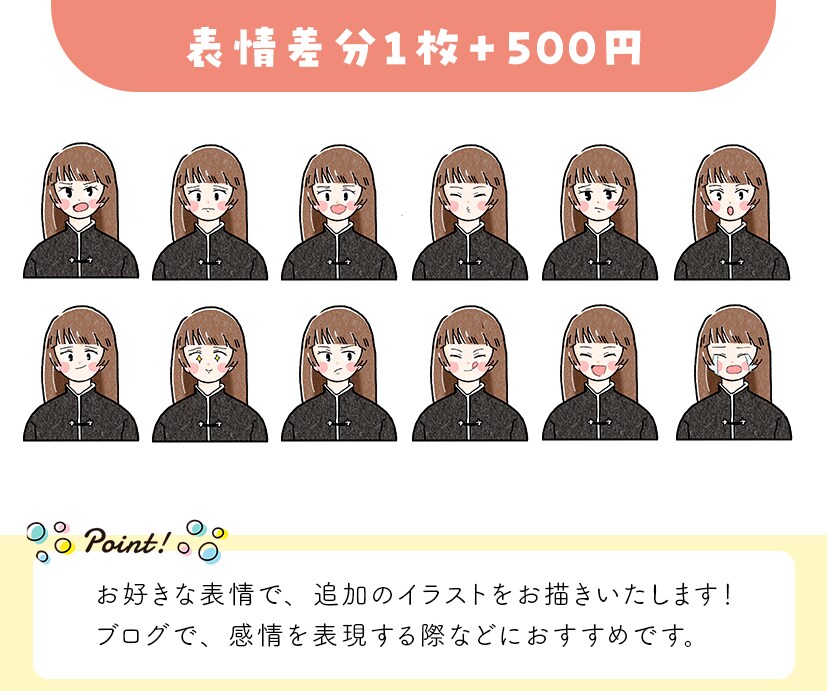 商用OK◎ふんわり･ゆるかわアイコンお描きします 似顔絵・SNS・ブログに！優しい雰囲気伝えます♡ イメージ6
