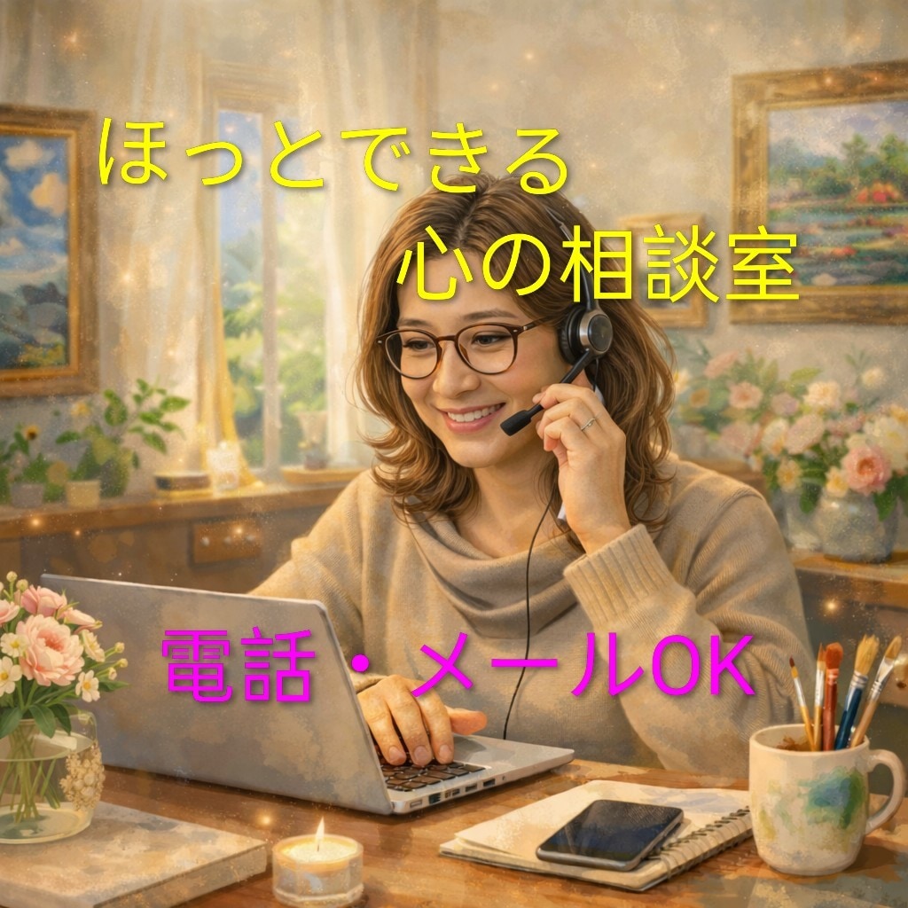 1日集中型。メンタル心理カウンセラーが寄り添います 〜日々のモヤモヤ、生きづらさ、ご相談ください〜 イメージ1