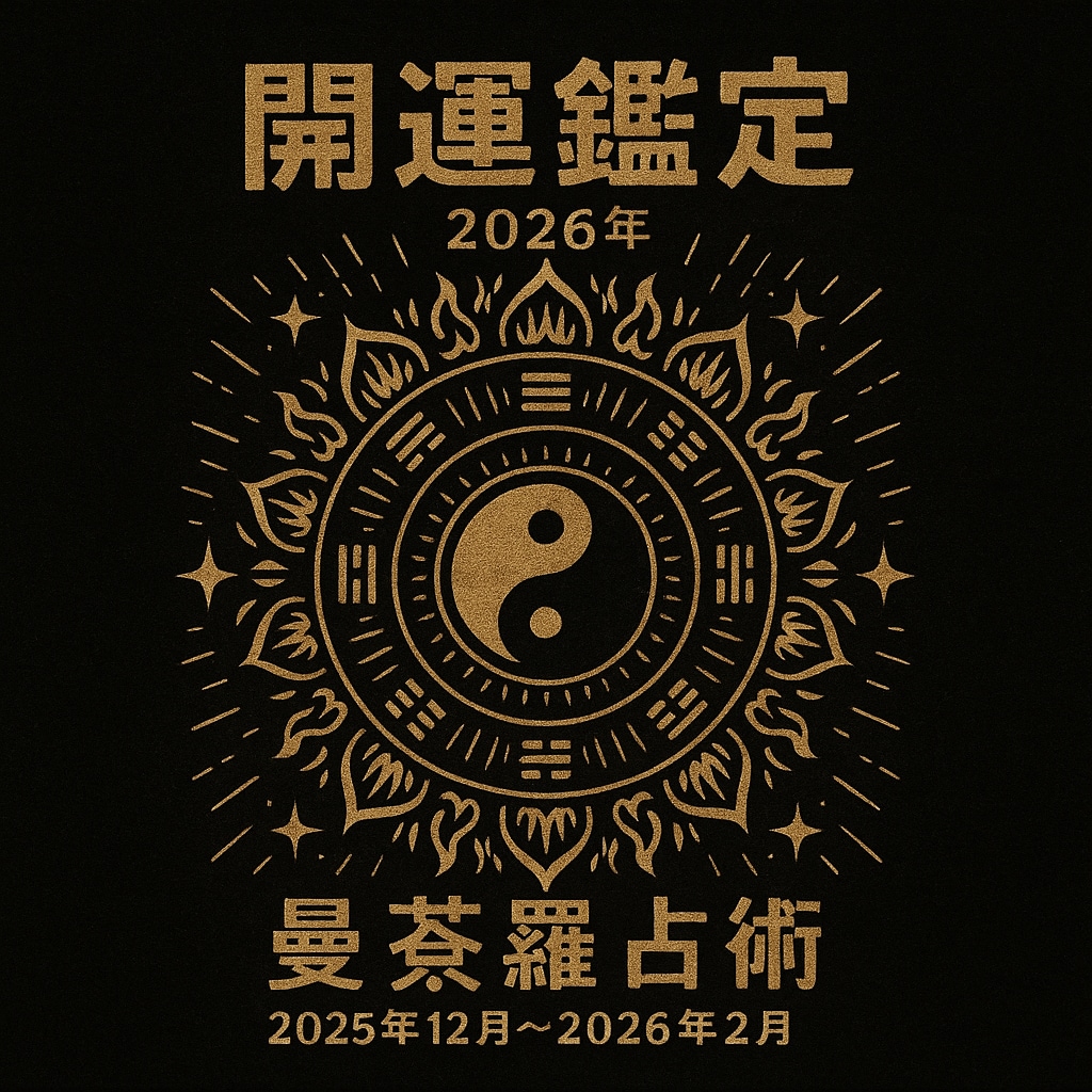 2026年を開運する期間限定の特別鑑定を受付けます 厄難予兆を事前に知り、開運を本気で望む方のための曼荼羅占術 イメージ5