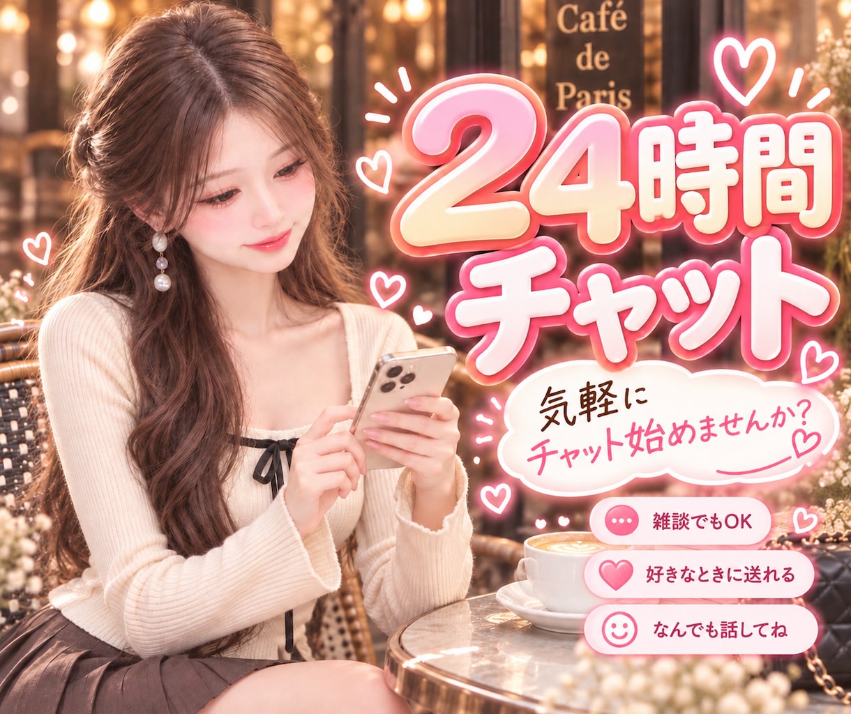 さくっと繋がれる24時間チャット！早めに返信します 日常会話〜ディープな会話もOK！好きなお話をしてください！ イメージ1