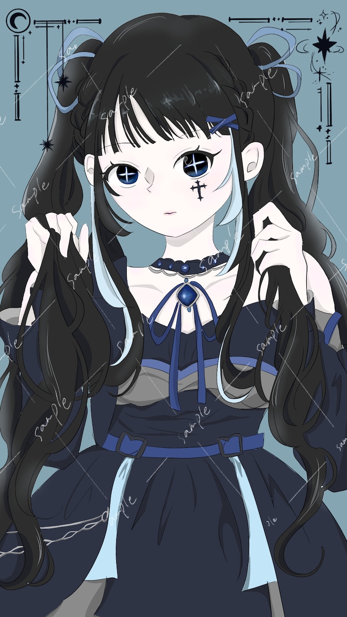 ふんわり可愛い夢絵・一枚絵お描きしますます サムネ/生誕祭/夢絵など様々な用途に対応致します！ イメージ9
