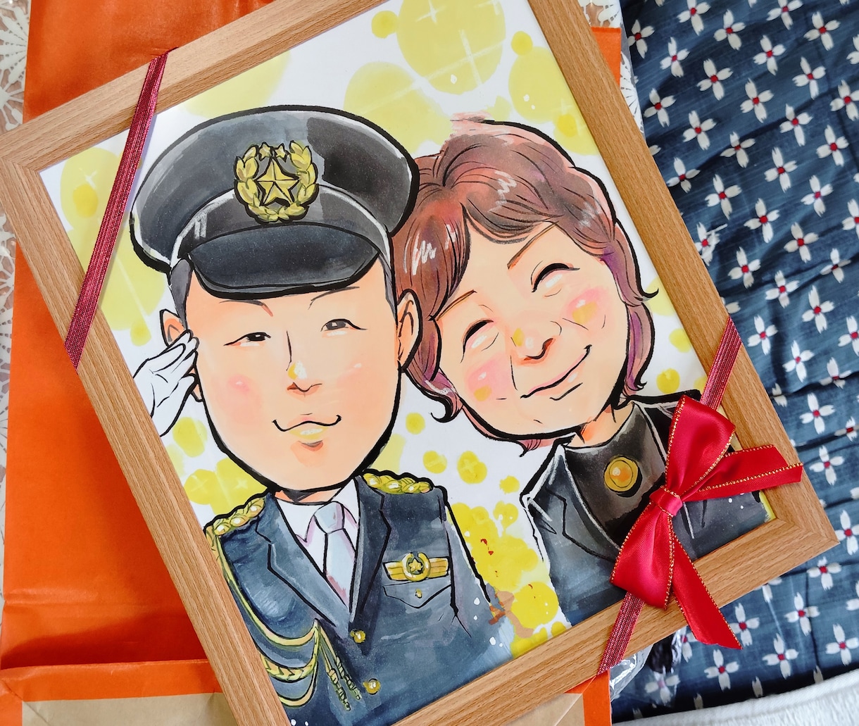 温かな直筆色紙をご自宅へ郵送します 世界に一枚！手描きの特別感と、手元に届くワクワク感を演出 イメージ10