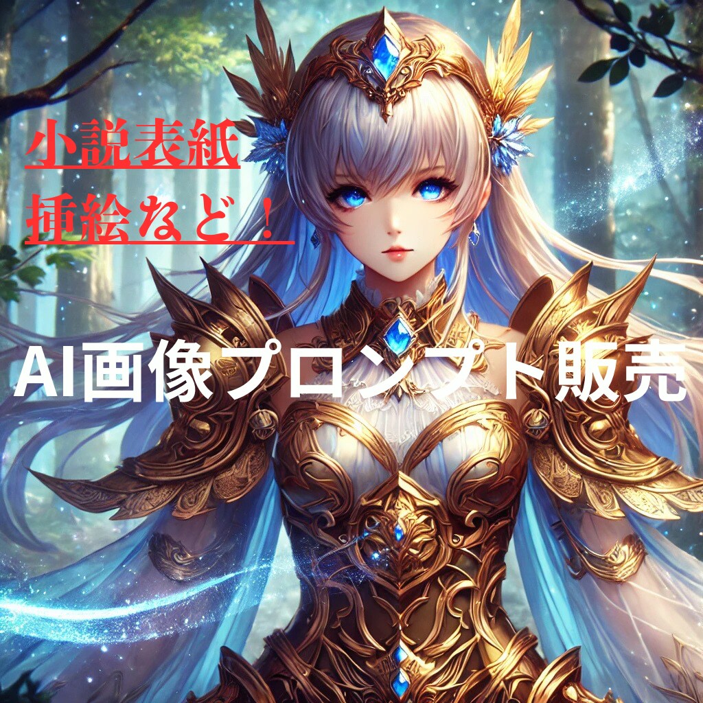 AIイラスト壮麗な戦士のプロンプトを販売します TRPGや小説の表紙に最適！挿絵やプロフ画像にも！ イメージ1