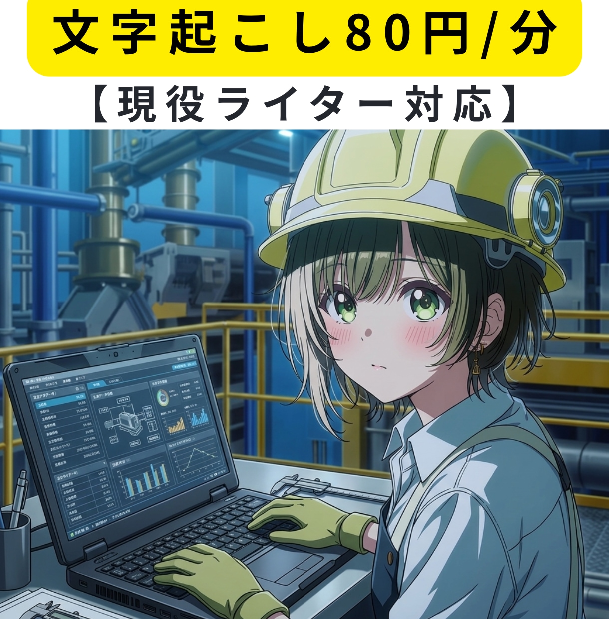 音声・動画の文字おこし→ライターが対応いたします 【ライター歴5年・50万字超の文字起こし実績あり】 イメージ1