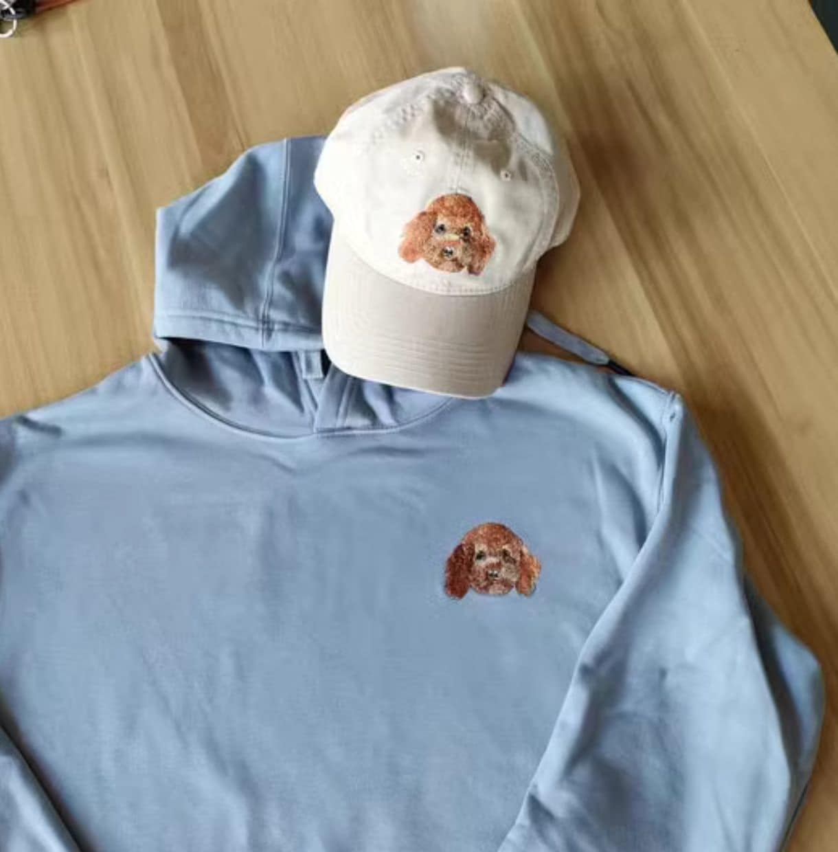 ペットの刺繍Tシャツを作ります 高品質生地・可愛いペットちゃんの刺繍を身につけて楽しめます イメージ2