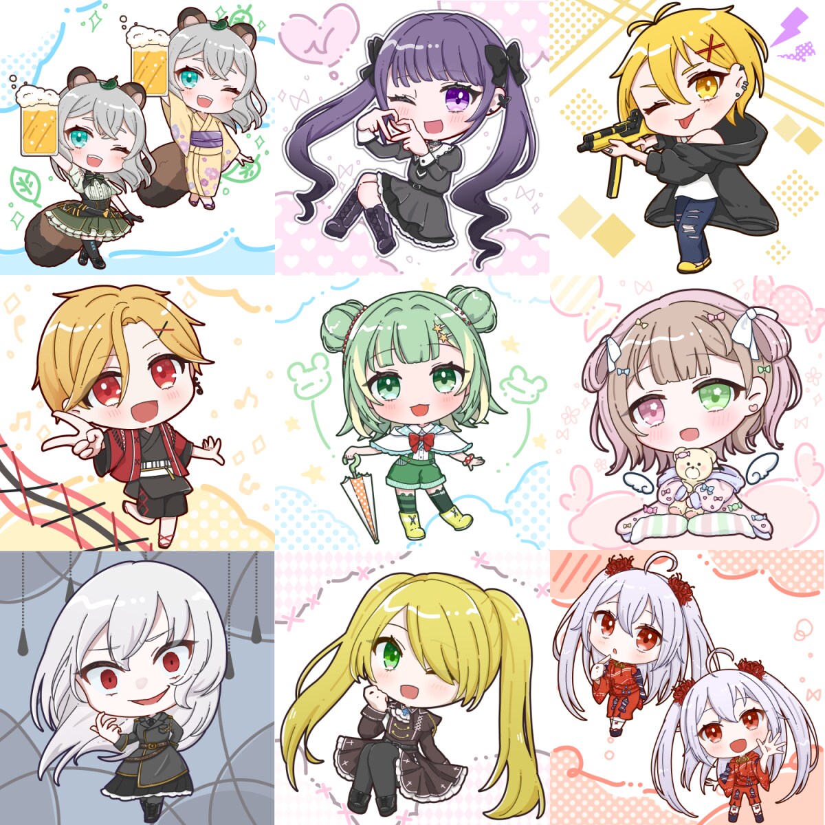 ポップで可愛いミニキャラ描きます アイコン、サムネ、グッズなど様々なイラストに対応可能です！ イメージ7