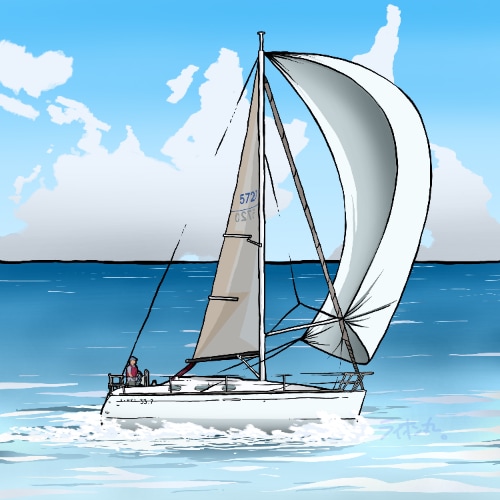 商用利用OK！好きな乗り物をイラスト化します 乗り物イラストでSNSや印刷物の印象をアップ！ イメージ4