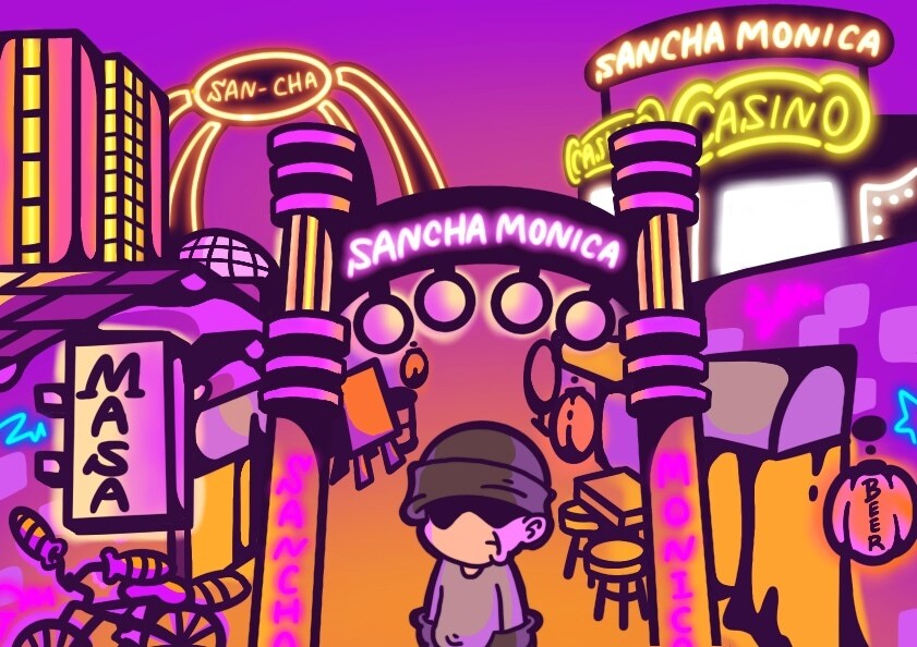 アメリカンカートゥーン風のイラスト作成します ポップで可愛いオリジナルのイラストを作成します イメージ5