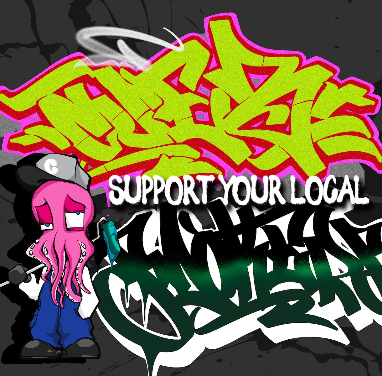 HIPHOP・グラフィティーデザイン描きます ストリートのイラストをお求めの方にお勧め!!商用利用可 イメージ9