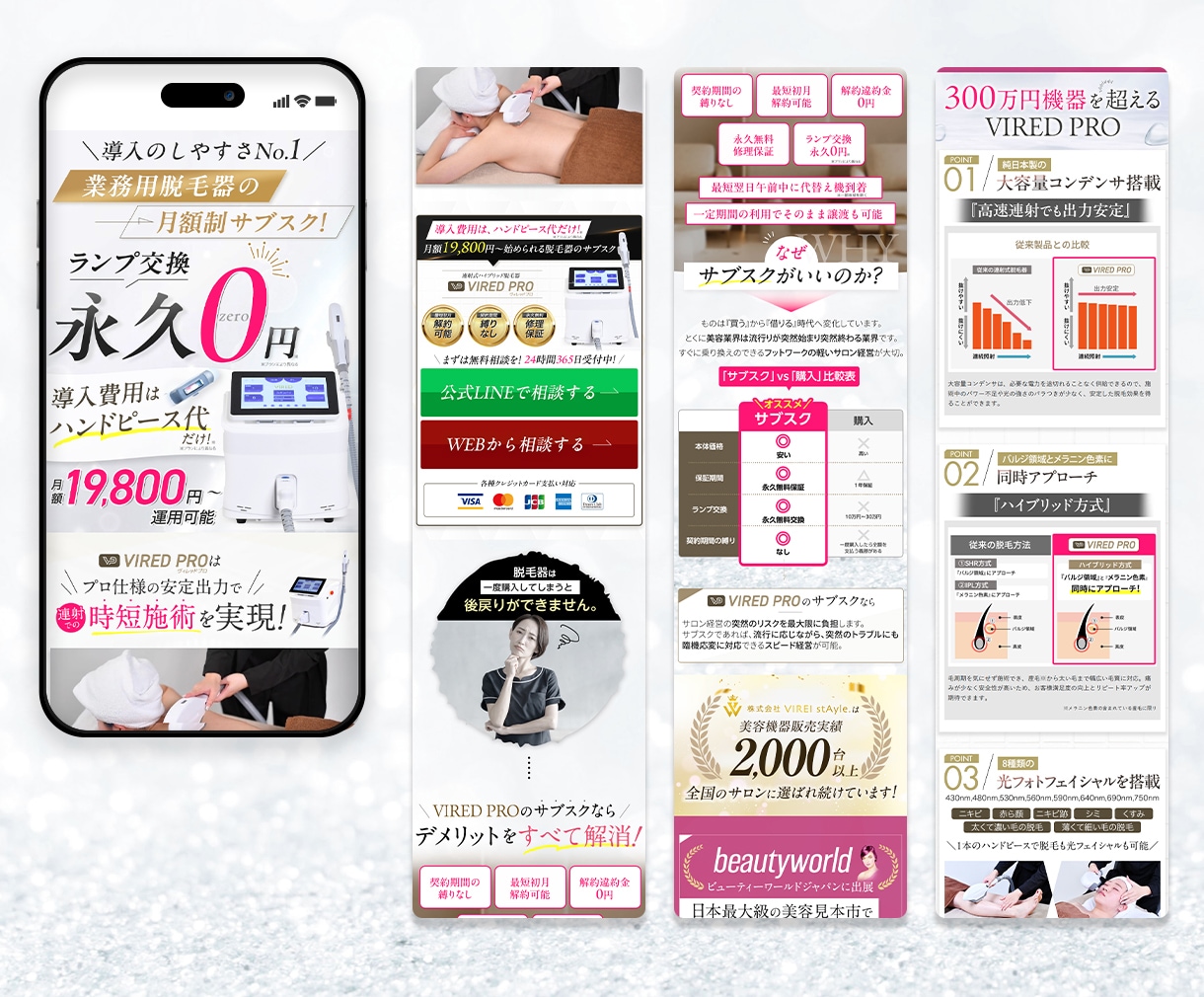 広告運用前提|集客支援|初心者歓迎 LP作ります 初めてでも安心。公開まで一貫サポート!導線設計 イメージ6