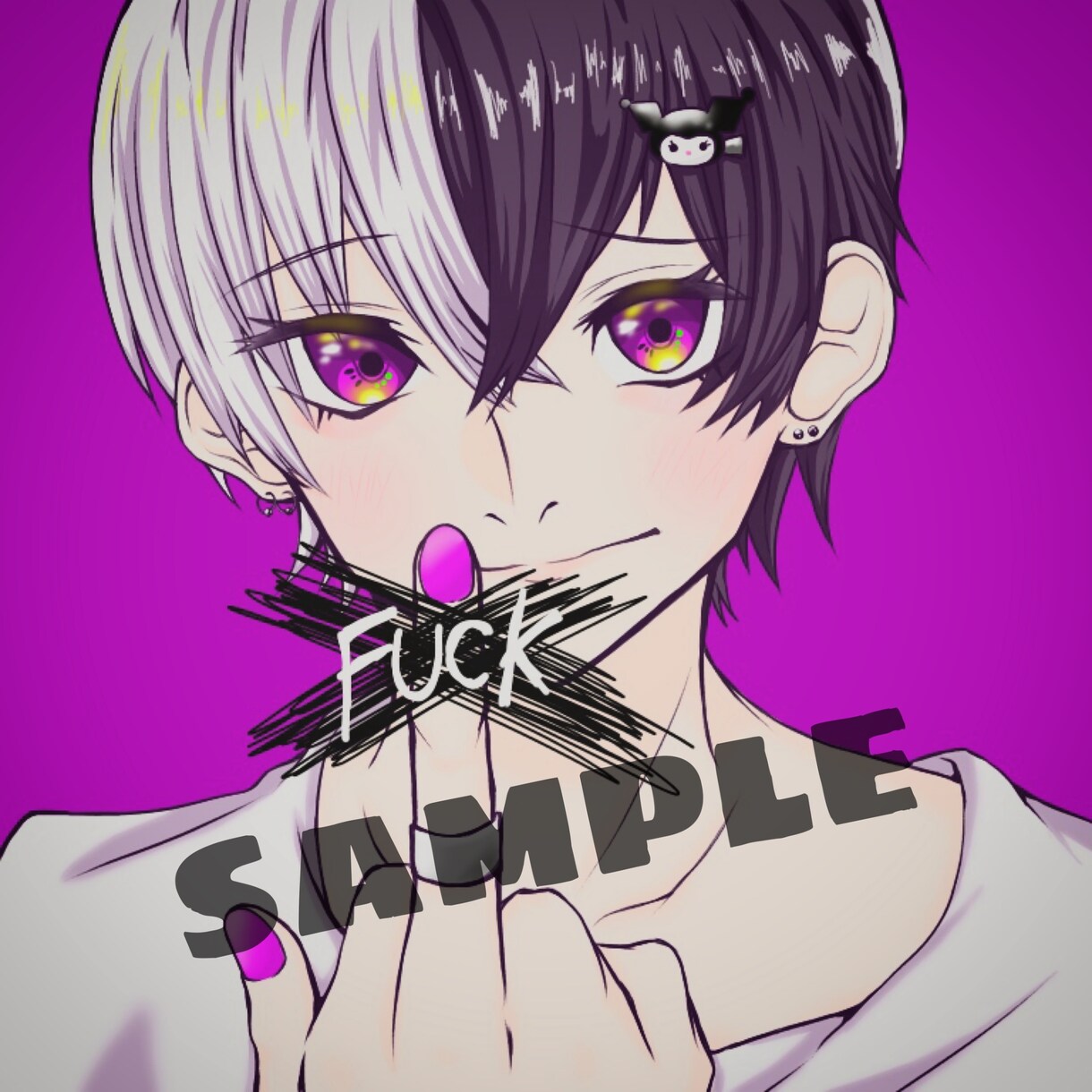 SNS用のアイコンイラストをお描きします バストアップ･顔アップのSNS用アイコンイラストひなります。 イメージ2
