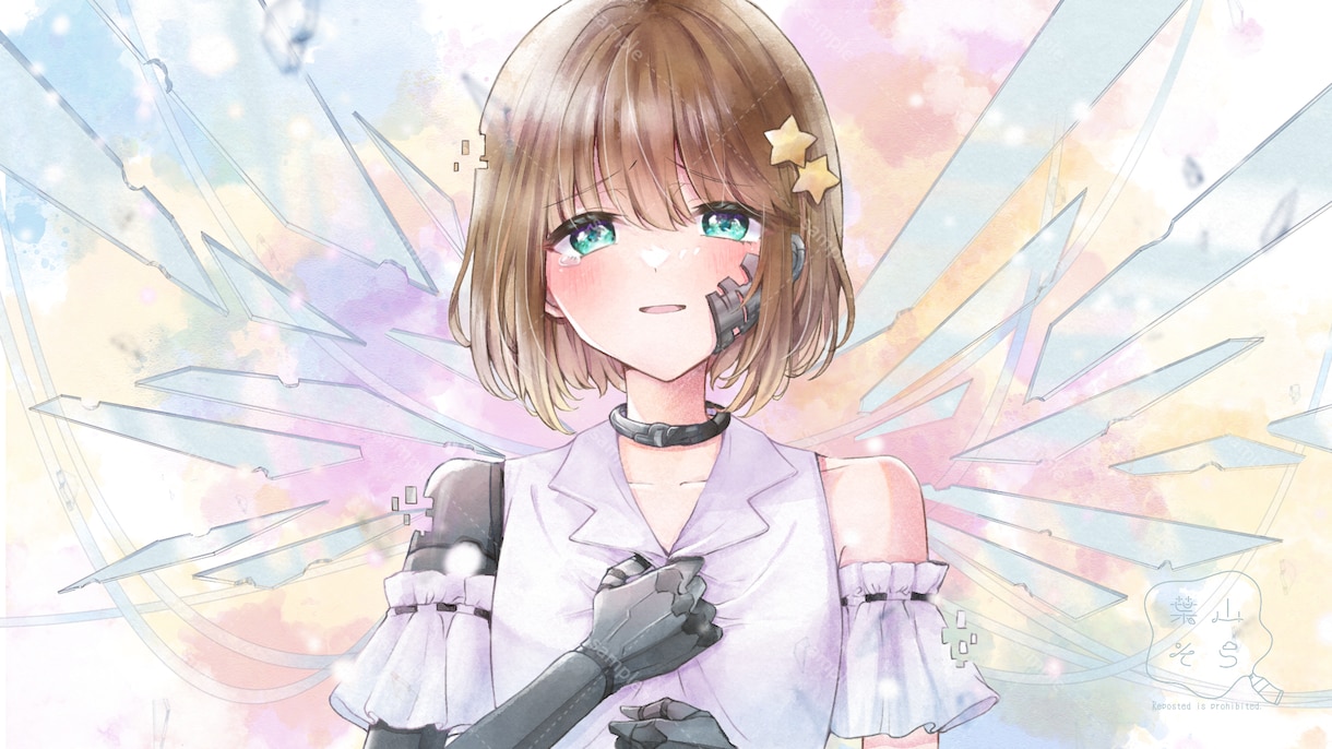 差分対応可！立ち絵、表紙、本の挿絵等作成します ふんわり優しい雰囲気のデジタルイラストを作成します！ イメージ1