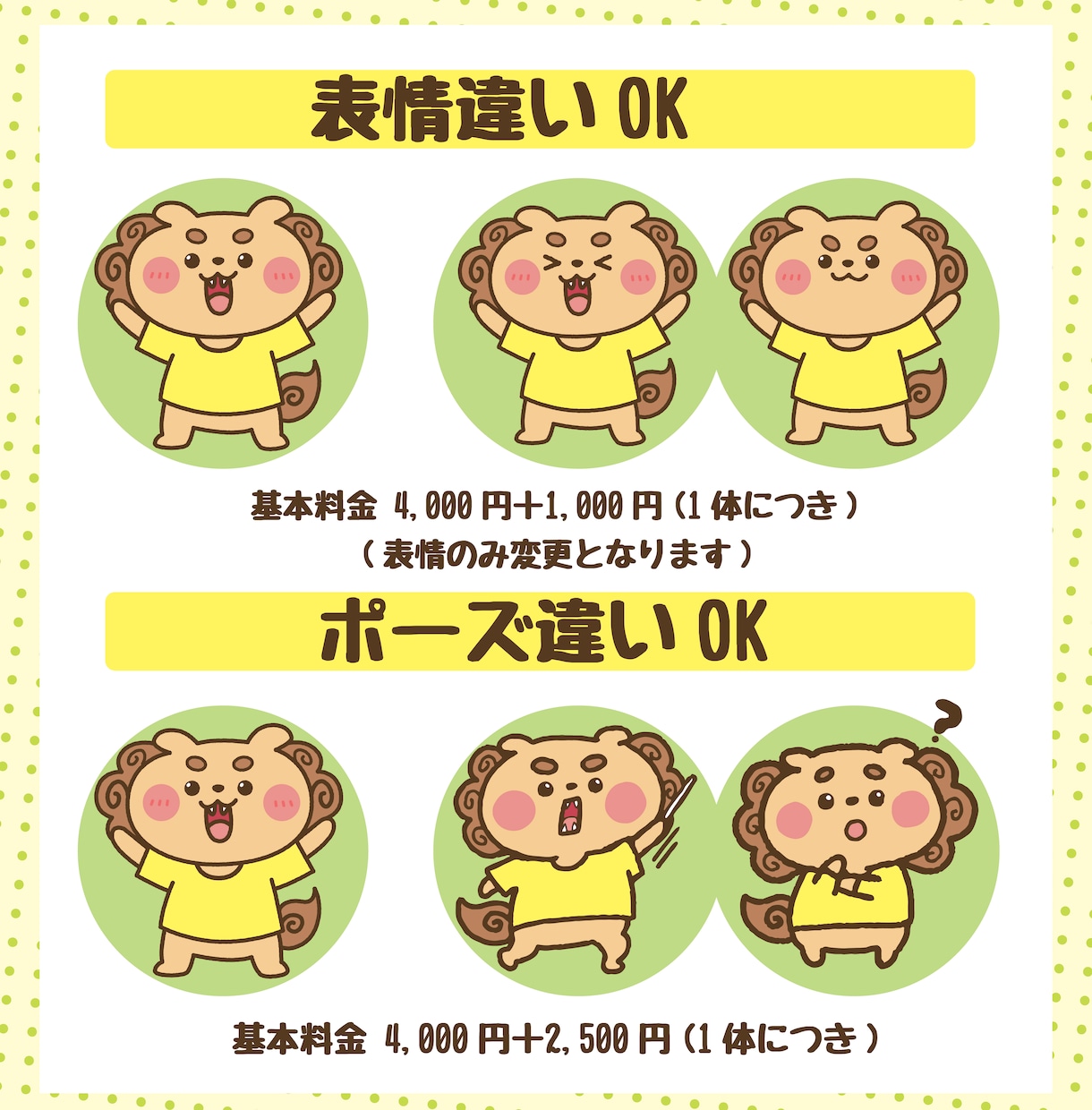 ゆるかわ手書き感のあるマスコットキャラ描きます 今だけ特別価格！商用利用できる親しみキャラ描きます！ イメージ2