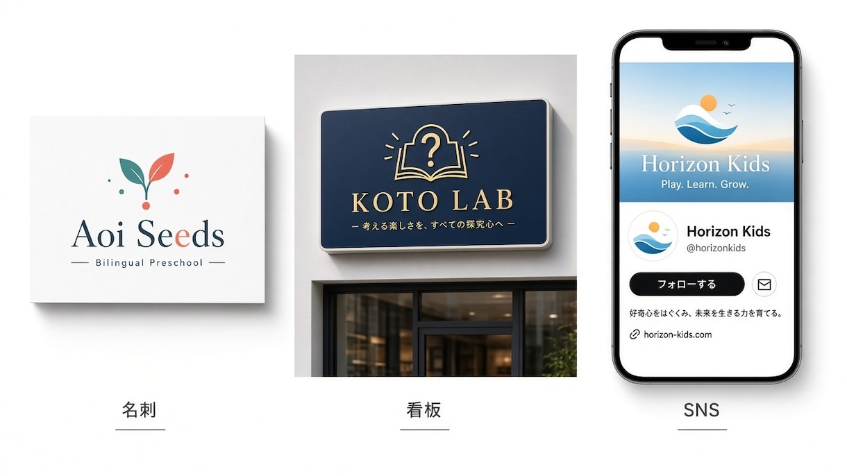 ロゴデザインを名刺・看板・Web向けに作ります 信頼感と視認性を大切にしたロゴを制作します イメージ6