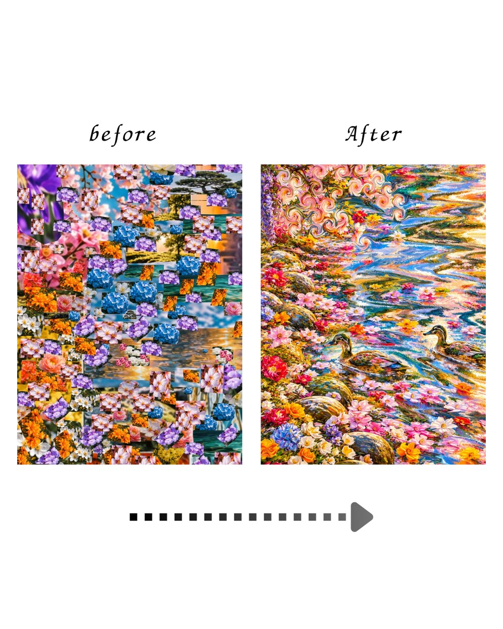 写真を画材にしたフォトアートを制作します 写真をもっと自由に、まだ見ぬアートへ。 イメージ7