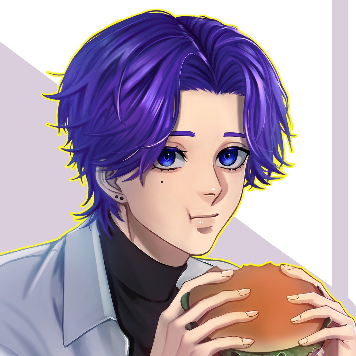 目を惹く艶感！厚塗り風でSNSイラスト描きます 繊細な色使いと魅力的な艶感で、男女問わずご依頼いただけます。 イメージ1