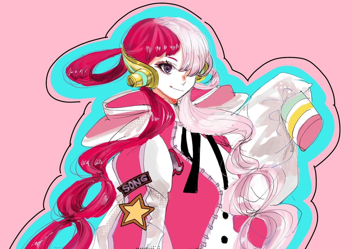 オシャレアイコン、個性なイラスト描きます 個性を生かしたイラスト好き女が描く絵、どうですか？ イメージ5