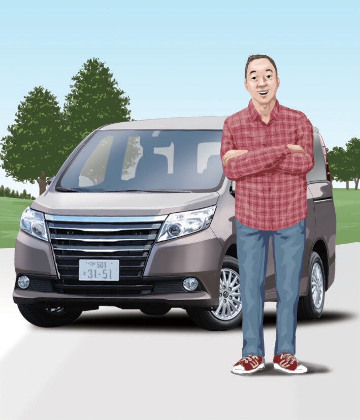愛車とオーナー様の2ショットを絵にします 人生を共に過ごす愛車と貴方を素敵なイメージの肖像画に。 イメージ6