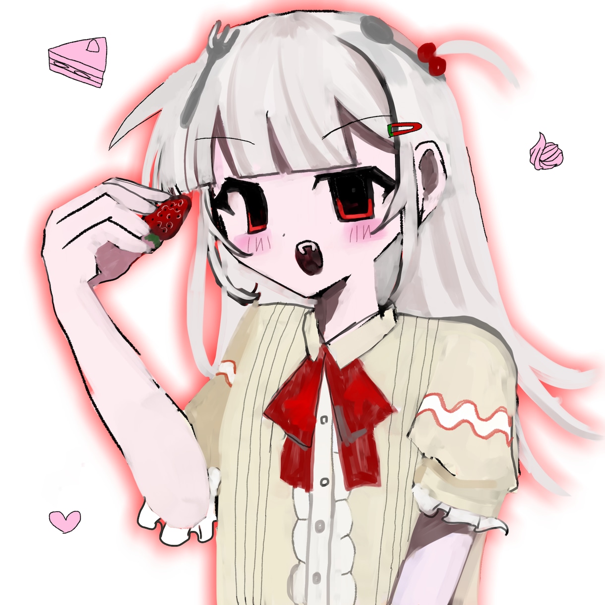 厚塗りでのイラストを描きます SNSアイコン、1枚絵、記念絵等幅広くおまかせください♩ イメージ5