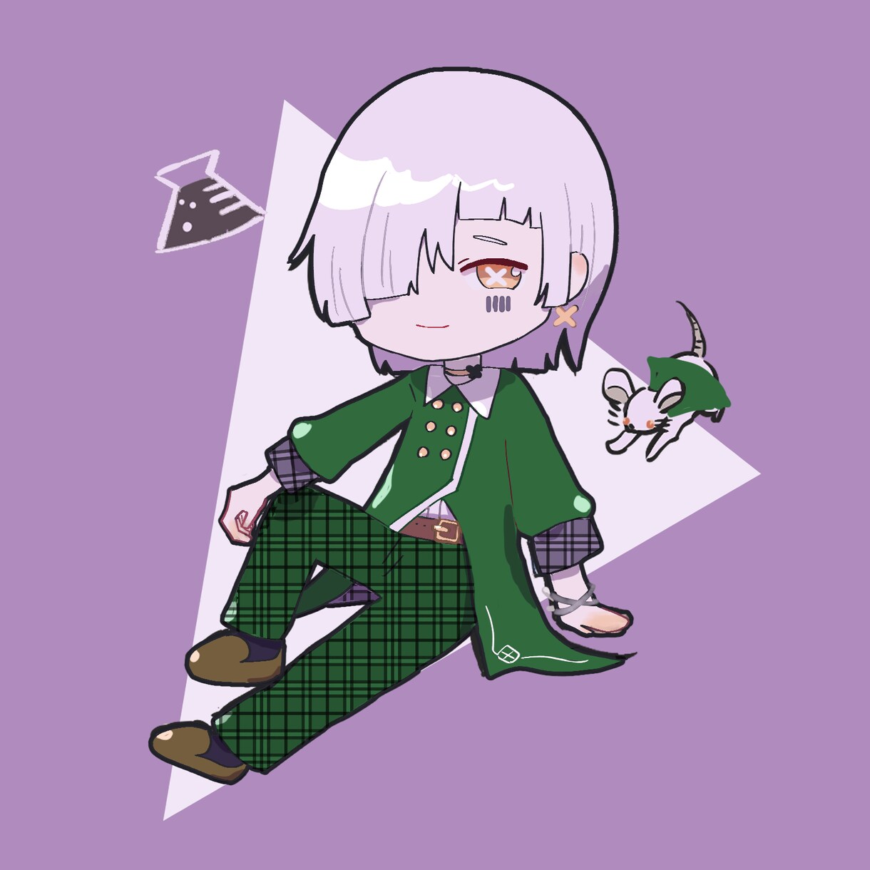 ポップで可愛い擬人化アイコン作成します SNSやブログに映えるデフォルメ（SD、ミニキャラ）アイコン イメージ4