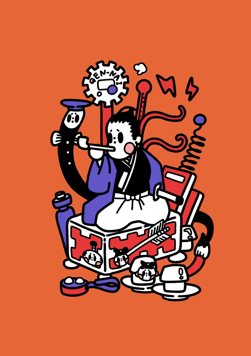 ポップでおかしなイラスト描きます ちょっぴりおかしなかわいい世界 イメージ5