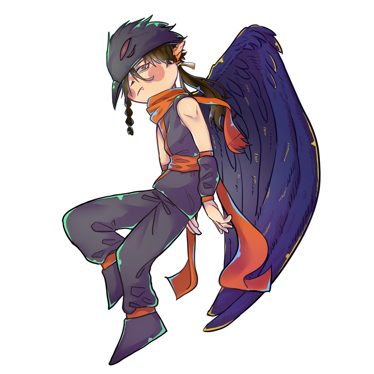 4等身のデフォキャラを描きます デフォルトキャラを可愛いからカッコイイまで幅広く描きます イメージ4