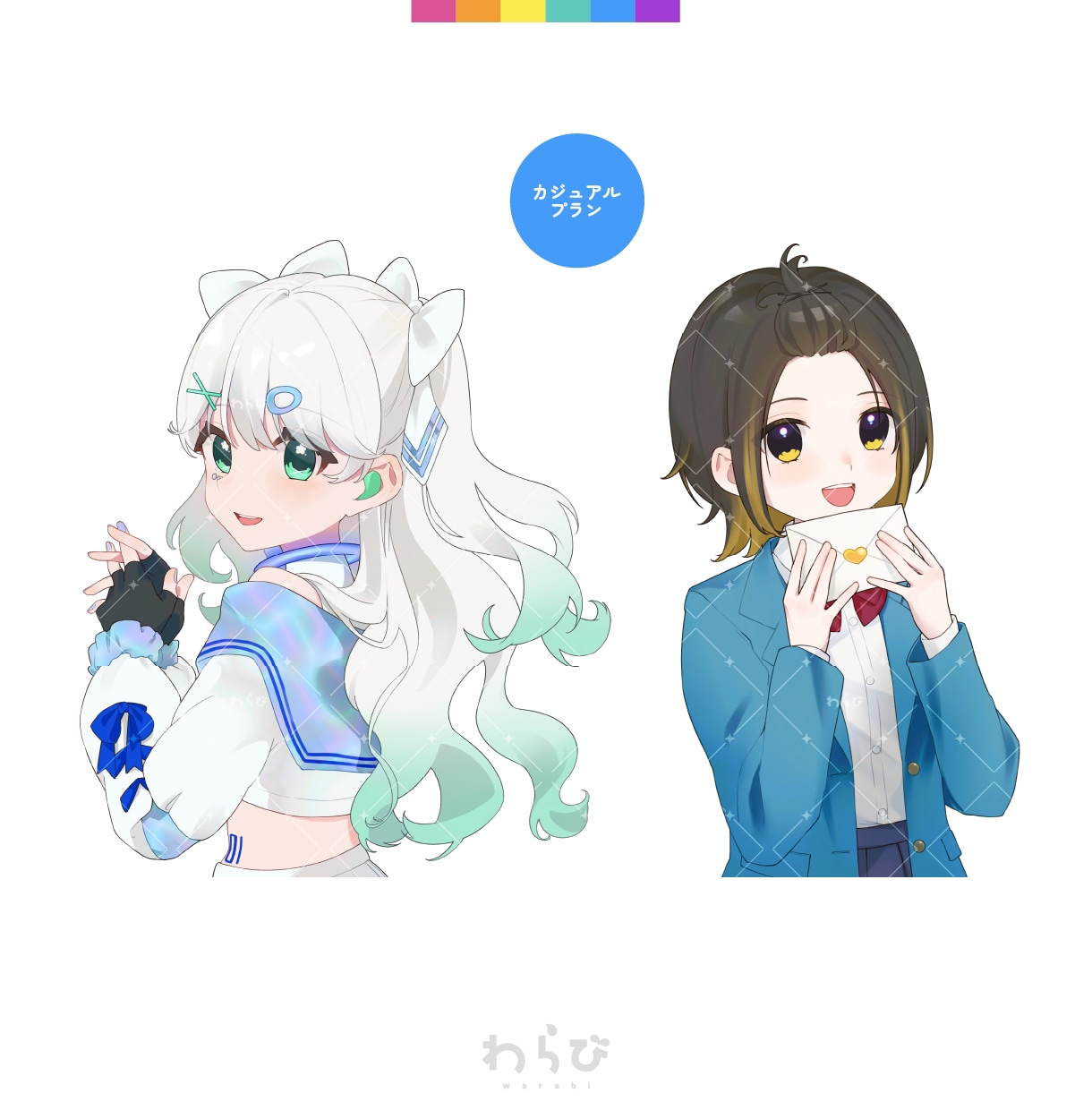 活動用のイラスト制作します 商用OK◎用途別プランあり！立ち絵・歌みた・グッズなど イメージ9