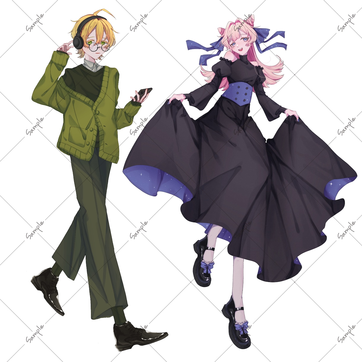満足いただけるイラストをお描きします SNSアイコンや動画用一枚絵など承っております:D イメージ3