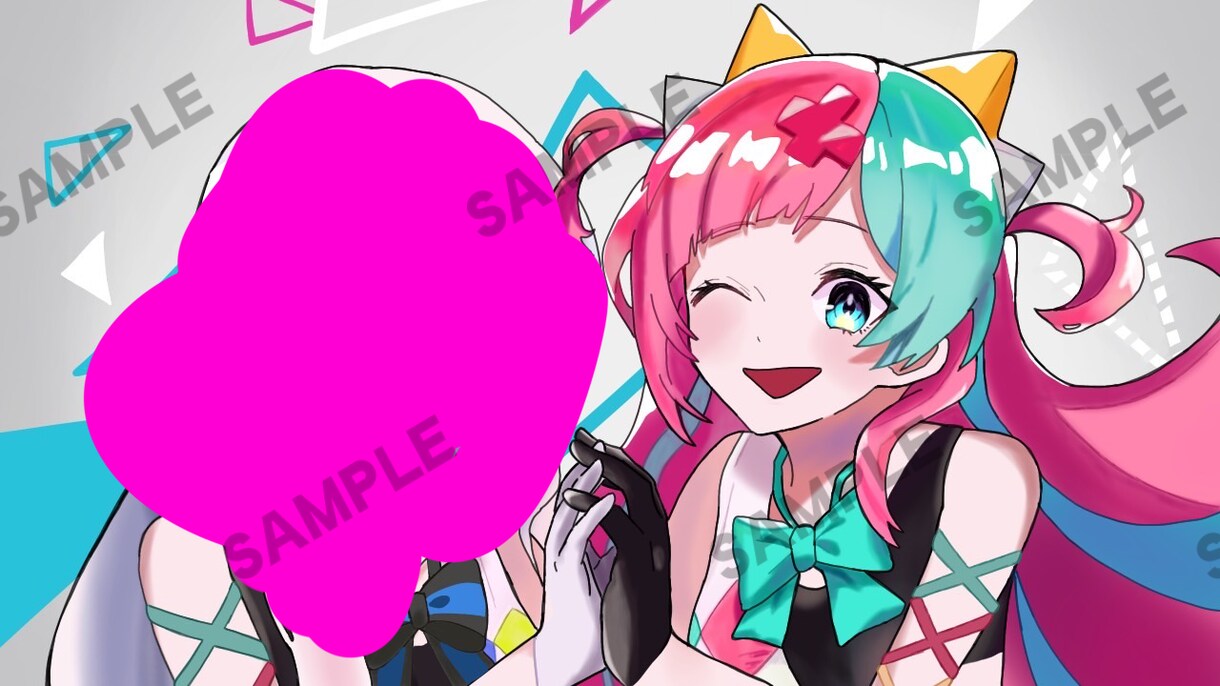 歌ってみたのサムネイルイラストをお描きします 本家様をリスペクトしたイラストをお描きします！ イメージ3