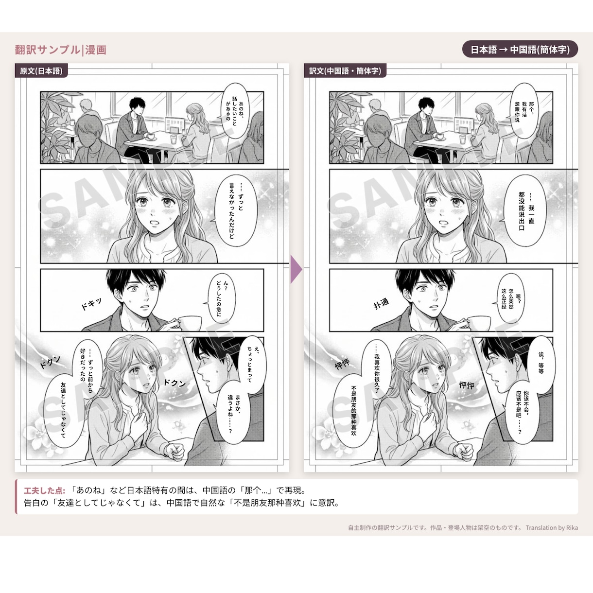 漫画・ゲーム・小説を自然な中国語に翻訳します アニメ・漫画好きの日中ハーフが、世界観ごと翻訳 イメージ2