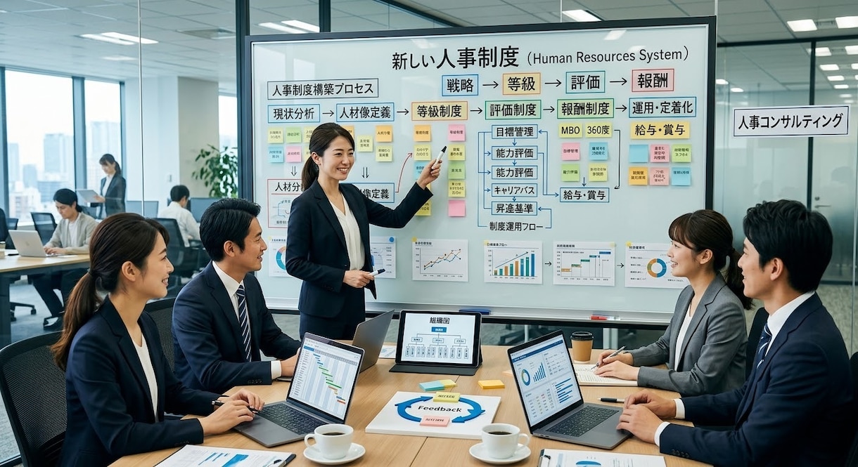 人事部がない会社へ！人事・評価の設計支援します 餅は餅屋！1人で悩まず相談ください イメージ1