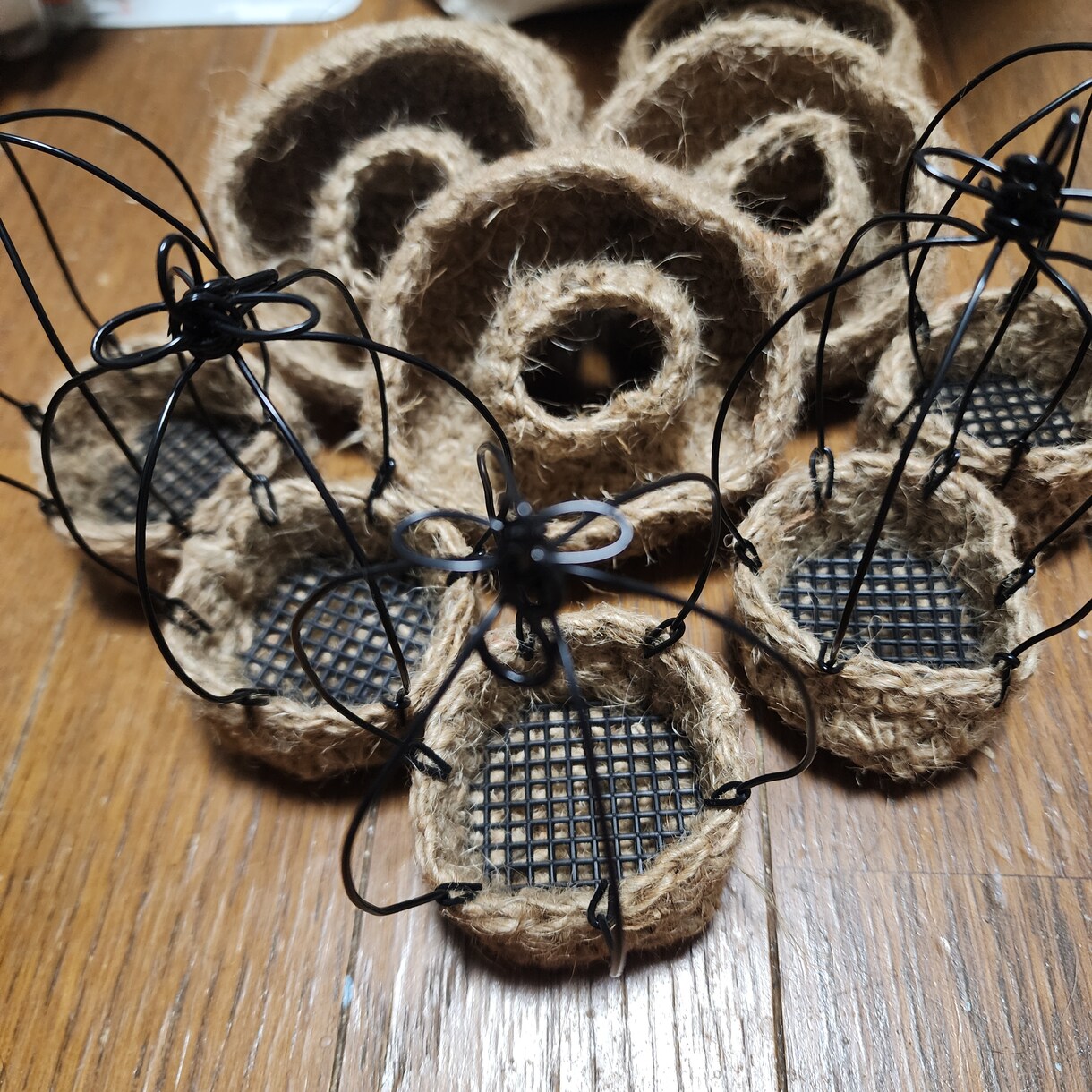 多肉植物を愛して止まない皆さまへお届け致します 寄せ植えワークショップなどされるかた向け編みカゴ鉢雑貨 イメージ1