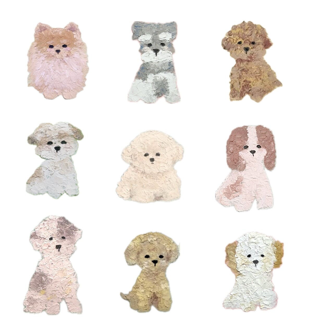 オイルパステルであなたの愛犬を可愛く描きます ゆるキャラ雰囲気とパステルカラーでアイコンにピッタリ！ イメージ2
