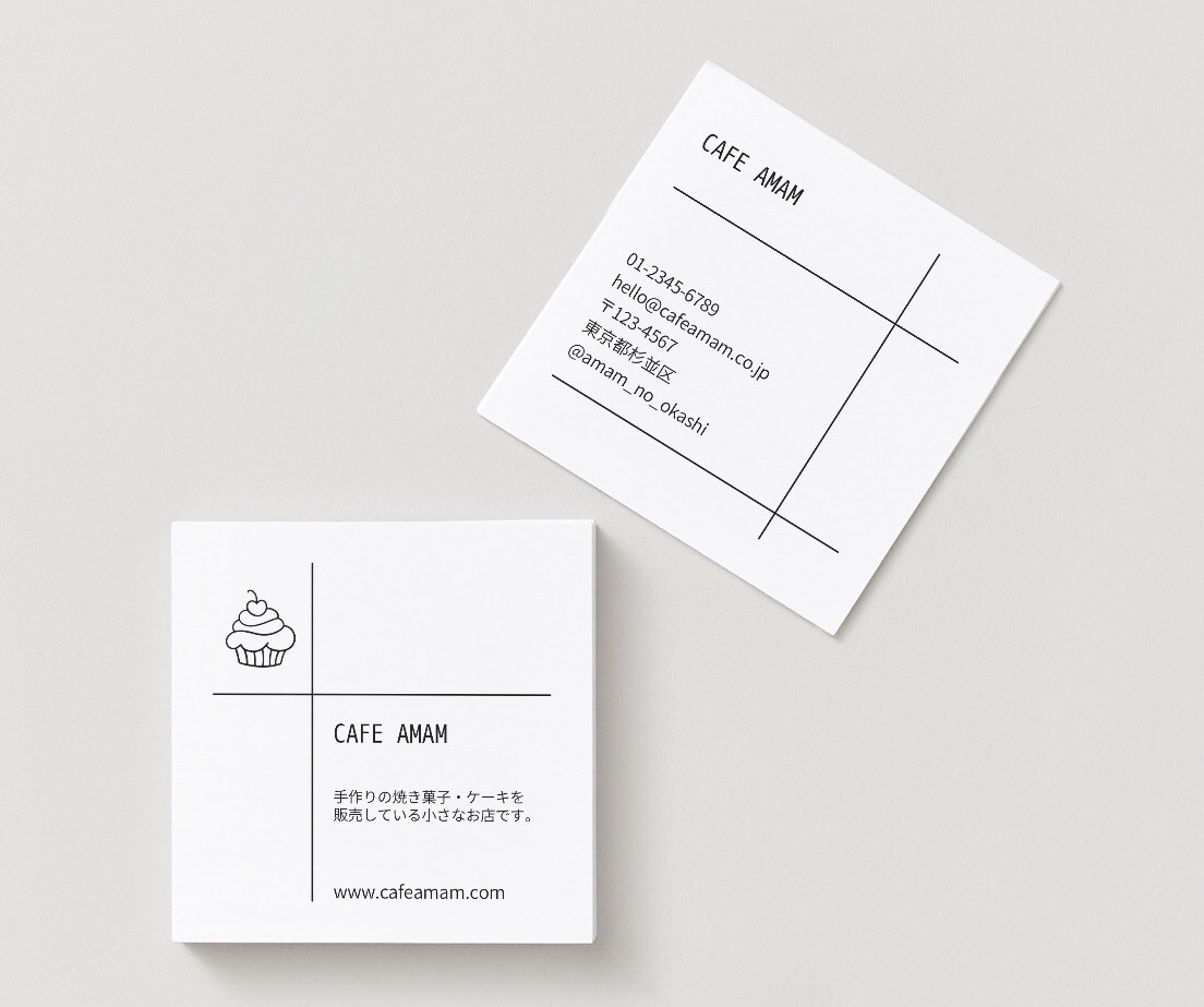 カフェ開業向け|名刺・ショップカードを作成します 低価格・高品質なショップカードをお届けします！ イメージ9
